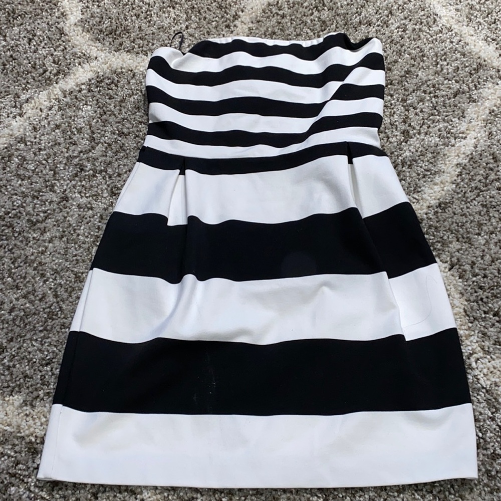 Express Strapless zip up dress size 12
